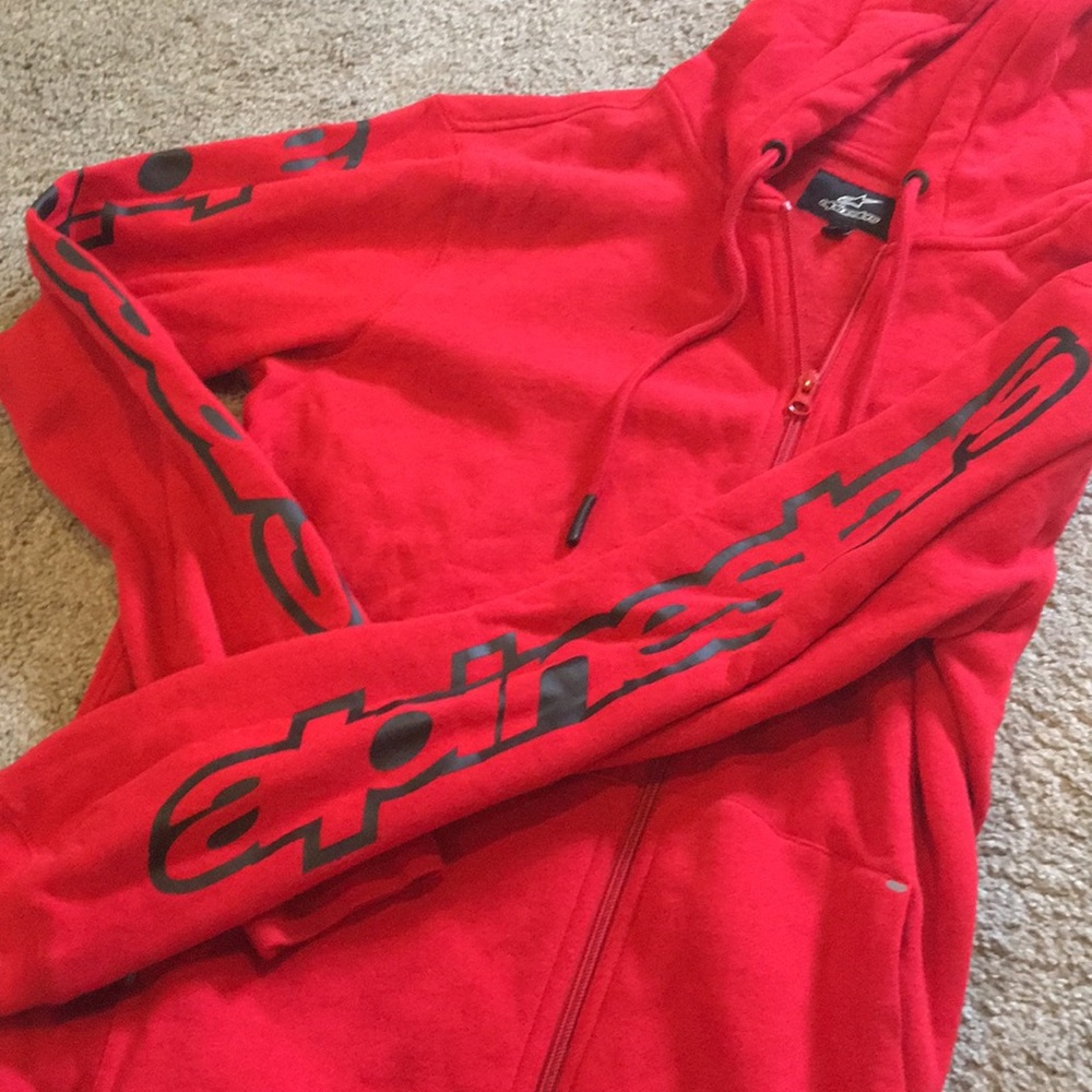 NEW AlpineStars Medium Zip Hoodie